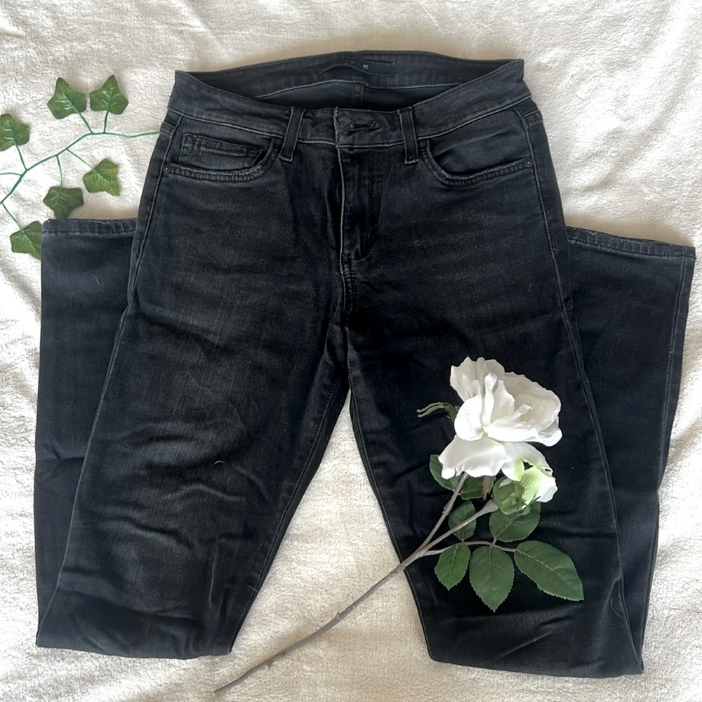 Joe’s High-Waisted Black Skinny Jeans (26)